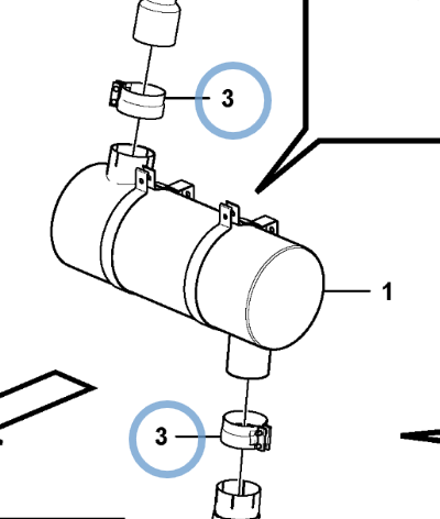 11110355 EXHAUST CLAMP 11110355 EXHAUST CLAMP