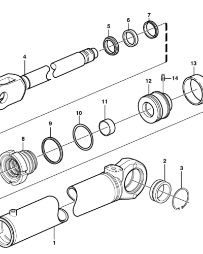 11709872 SEALING KIT STEERING CYLINDER 11709872 SEALING KIT STEERING CYLINDER