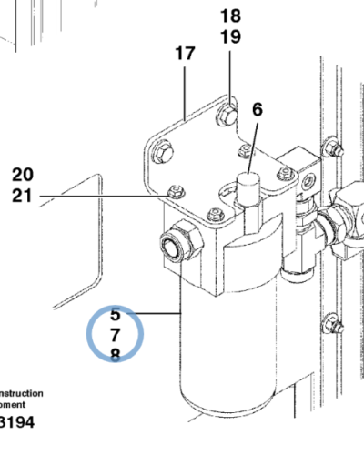 12733419 HYDRAULIC FLUID FILTER 12733419 HYDRAULIC FLUID FILTER