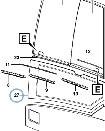 15045742 DOOR WINDOW PANE 15045742 DOOR WINDOW PANE