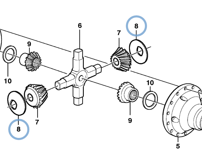 17203766 THRUST WASHER - Strong Machines