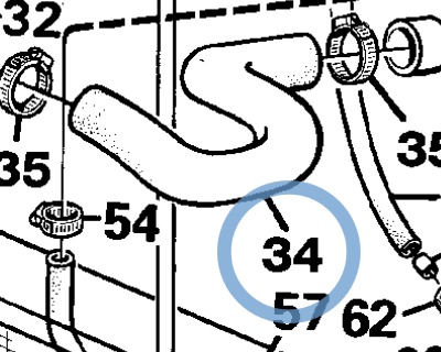 11033225 RADIATOR HOSE 11033225 RADIATOR HOSE