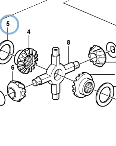 17204359 THRUST WASHER 17204359 THRUST WASHER