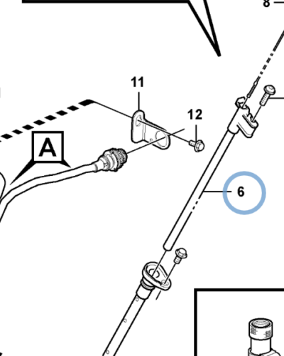 11423484 OIL DIPSTICK 11423484 OIL DIPSTICK