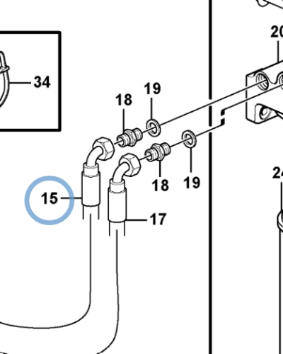 11423537 OIL HOSE 11423537 OIL HOSE