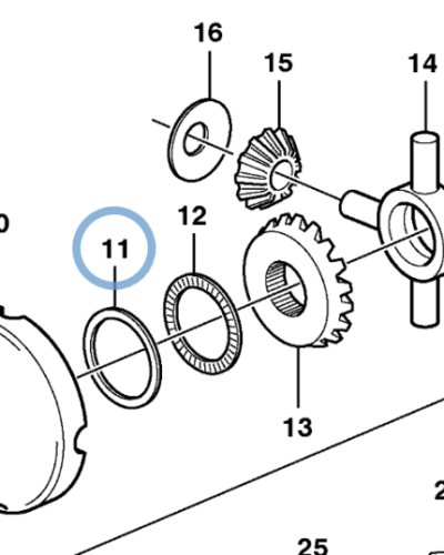 11144144 BEARING WASHER 11144144 BEARING WASHER