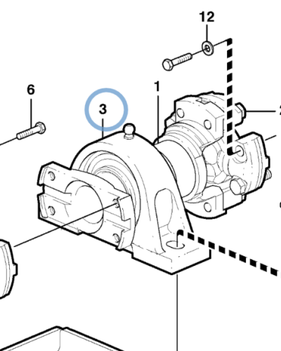 12742743 BEARING BLOCK 12742743 BEARING BLOCK