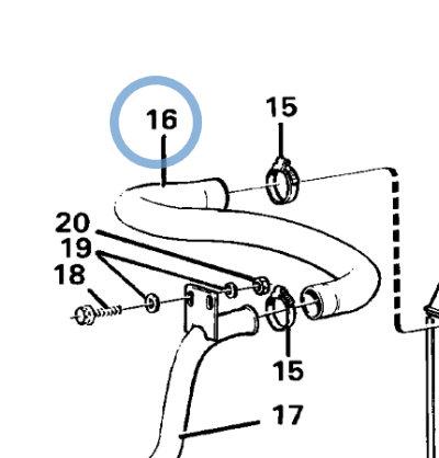 11090465 RADIATOR HOSE 11090465 RADIATOR HOSE