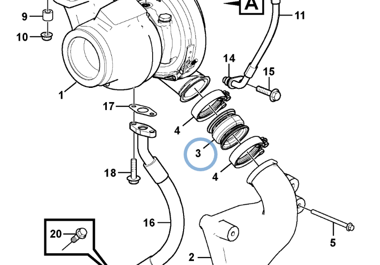 17247801 CHARGE AIR HOSE 17247801 CHARGE AIR HOSE