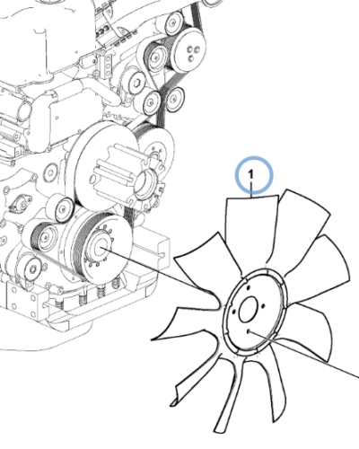 14603661 ENGINE COOLING FAN 14603661 ENGINE COOLING FAN