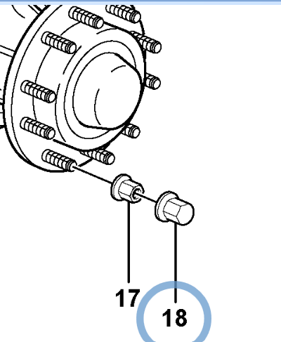 11100354 NUT CAP 11100354 NUT CAP