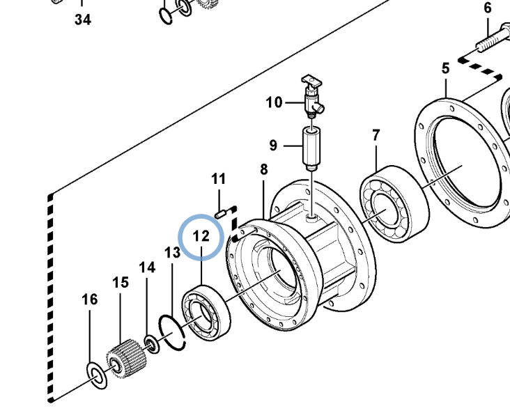 14558674 ROLLER BEARING 14558674 ROLLER BEARING