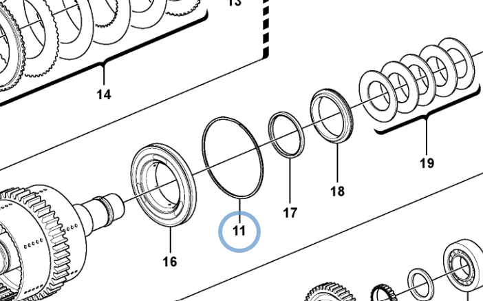 15069332 LOCK RING 15069332 LOCK RING