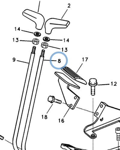 14521978 CONTROL LEVER 14521978 CONTROL LEVER