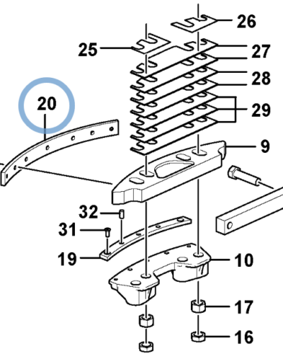 12744294 WEAR PLATE 12744294 WEAR PLATE
