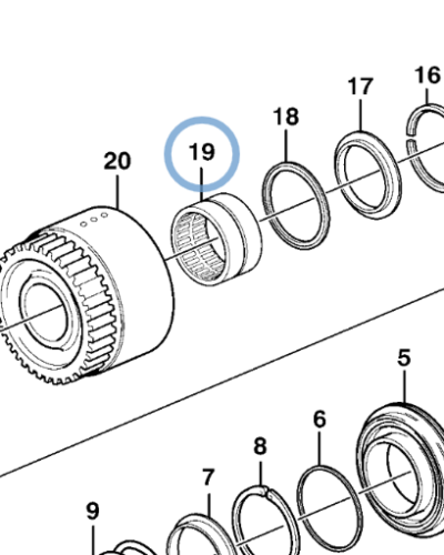 11145265 NEEDLE BEARING 11145265 NEEDLE BEARING
