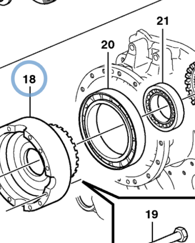 11145310 DIFFERENTIAL HOUSING 11145310 DIFFERENTIAL HOUSING