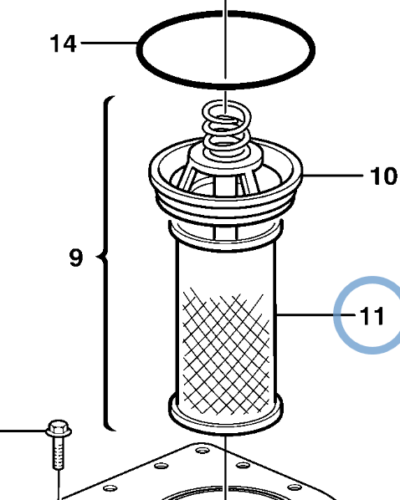 11445025 FILTER ELEMENT 11445025 FILTER ELEMENT