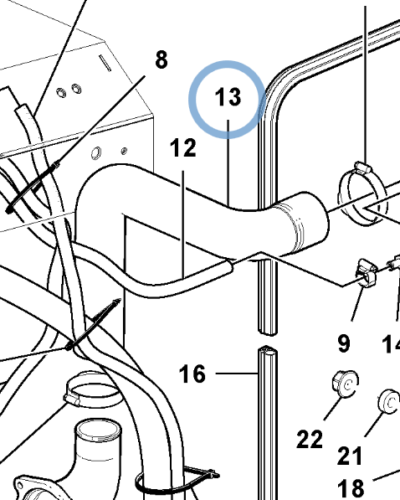 12745285 RADIATOR HOSE 12745285 RADIATOR HOSE