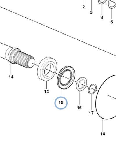 16018533 RADIAL SHAFT SEAL 16018533 RADIAL SHAFT SEAL