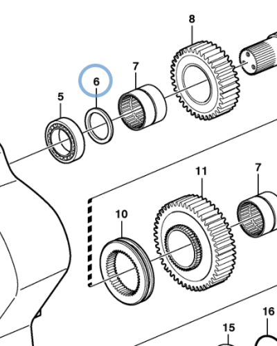 11145834 SPACER WASHER 11145834 SPACER WASHER