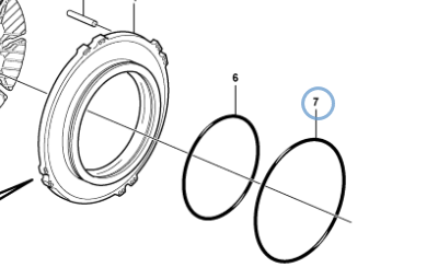 11103387 PISTON SEAL 11103387 PISTON SEAL