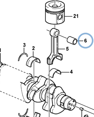 11700325 PISTON PIN BUSHING 11700325 PISTON PIN BUSHING