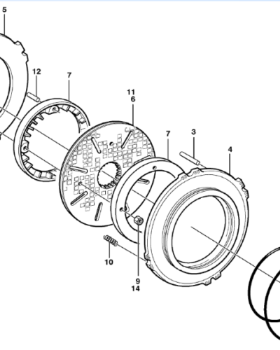 11703493 FRICTION DISC 11703493 FRICTION DISC