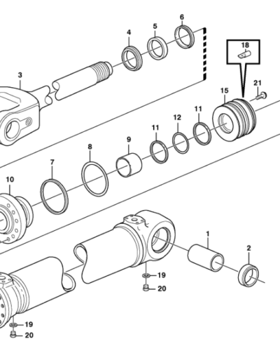 11709998 SEALING KIT LIFTING CYLINDER 11709998 SEALING KIT LIFTING CYLINDER