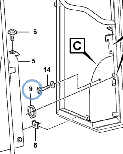 15129726 DOOR HANDLE 15129726 DOOR HANDLE