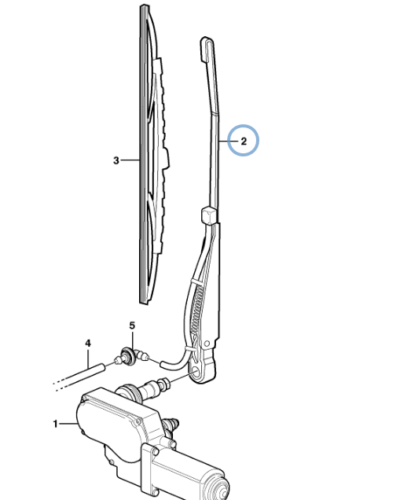 11170170 WINDSHIELD WIPER ARM 11170170 WINDSHIELD WIPER ARM