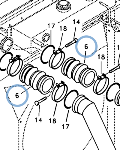 14512510 CHARGE AIR HOSE 14512510 CHARGE AIR HOSE