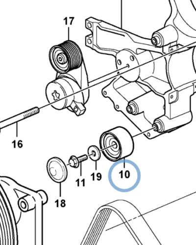 15160170 IDLER PULLEY 15160170 IDLER PULLEY