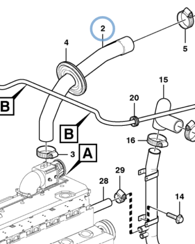 11172489 RADIATOR HOSE 11172489 RADIATOR HOSE