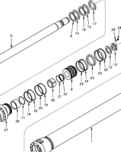 14513714 SEALING KIT BOOM CYL. 14513714 SEALING KIT BOOM CYL.