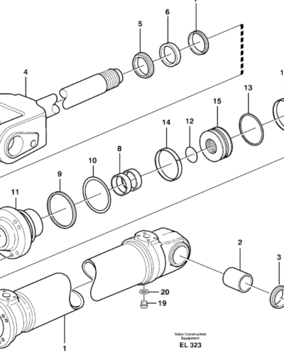 11709018 SEALING KIT LIFTING CYLINDER 11709018 SEALING KIT LIFTING CYLINDER