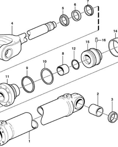11707025 SEALING KIT LIFTING CYLINDER 11707025 SEALING KIT LIFTING CYLINDER