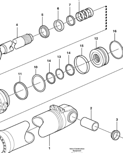 11707027 SEALING KIT TILT CYLINDER 11707027 SEALING KIT TILT CYLINDER