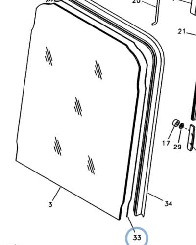 14517763 RUBBER PLATE 14517763 RUBBER PLATE