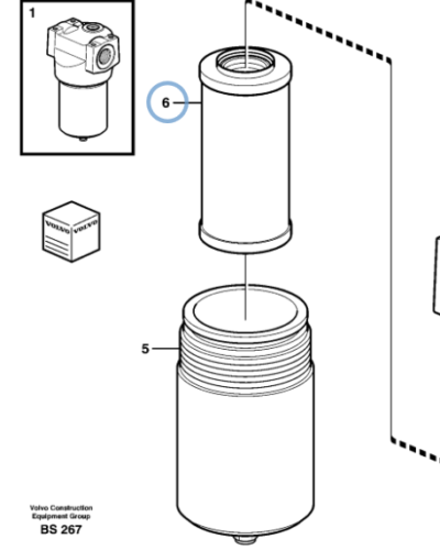 11707544 HYDRAULIC FILTER 11707544 HYDRAULIC FILTER