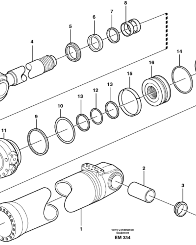 11709025 SEALING KIT TILT CYLINDER 11709025 SEALING KIT TILT CYLINDER