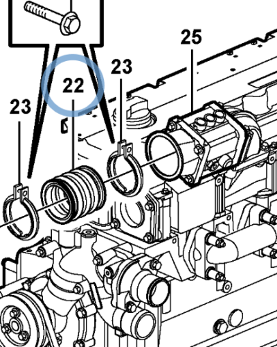 11110730 CHARGE AIR HOSE 11110730 CHARGE AIR HOSE