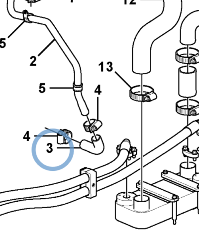 11195087 RADIATOR HOSE 11195087 RADIATOR HOSE