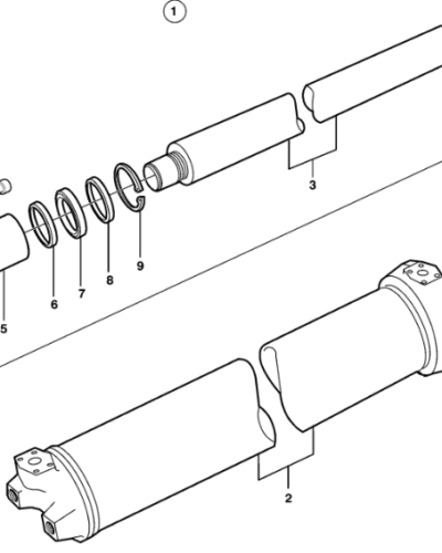 11708734 SEALING KIT DUMPING CYLINDER 11708734 SEALING KIT DUMPING CYLINDER