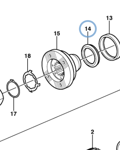 1523124 SEALING RING 1523124 SEALING RING