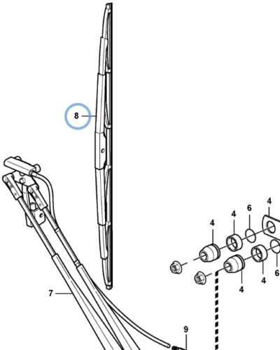 11200698 WINDSCREEN WIPER BLADE 11200698 WINDSCREEN WIPER BLADE