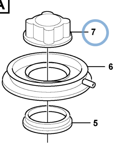 1542591 PRESSURE CAP 1542591 PRESSURE CAP