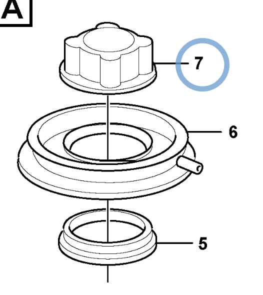 1542591 PRESSURE CAP 1542591 PRESSURE CAP