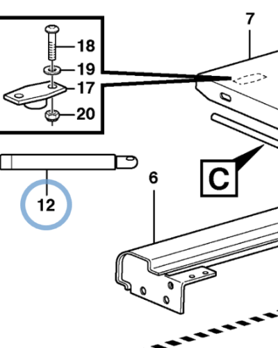 11400816 GAS SPRING 11400816 GAS SPRING