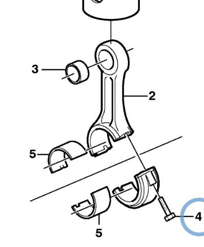 1543035 CON ROD SCREW 1543035 CON ROD SCREW